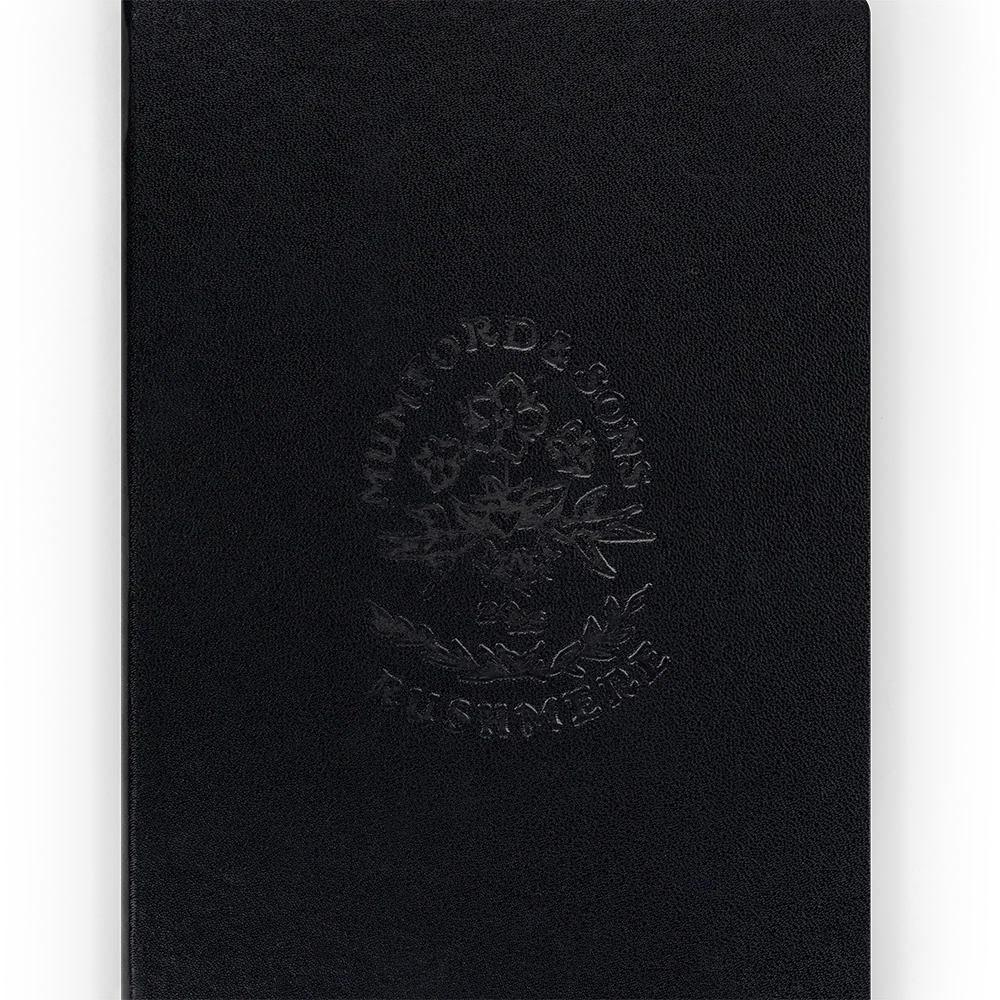 Black Embossed Rushmere Stamp Notebook - Image 4