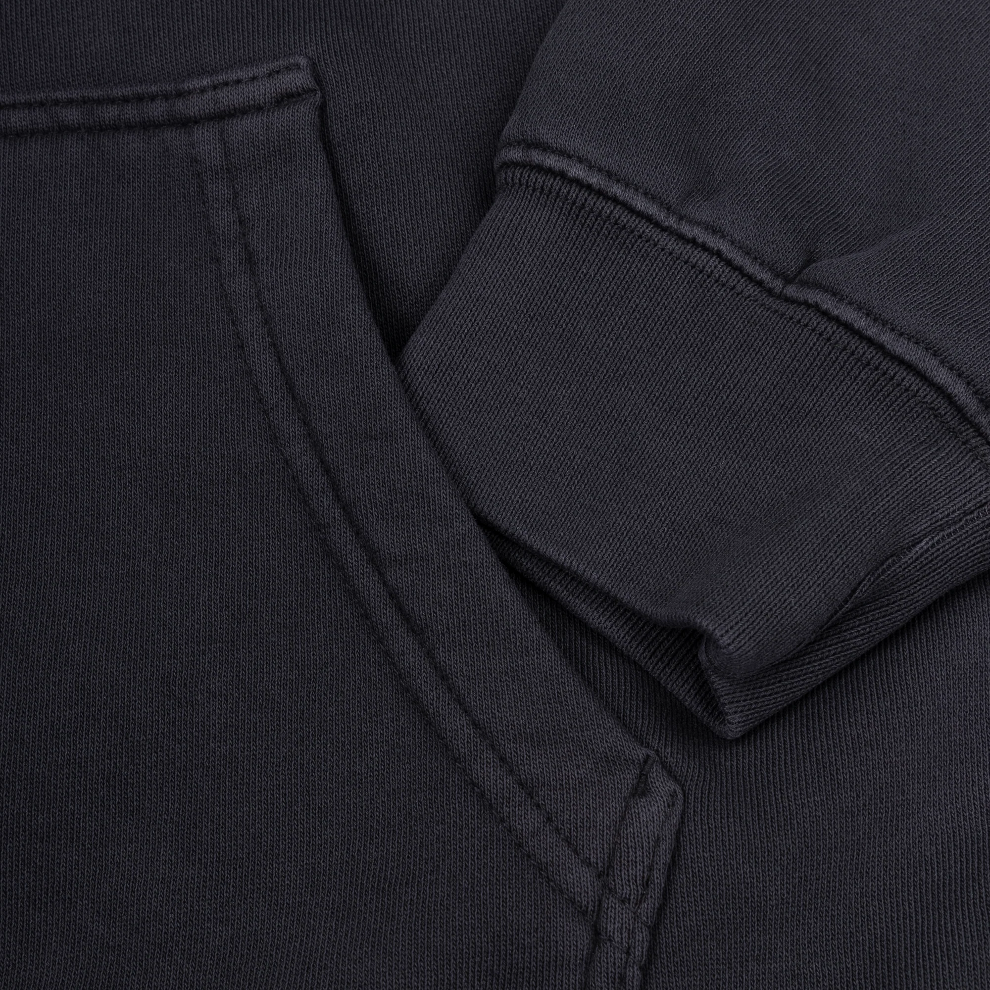 Black Vintage Logo Hoodie - Image 5