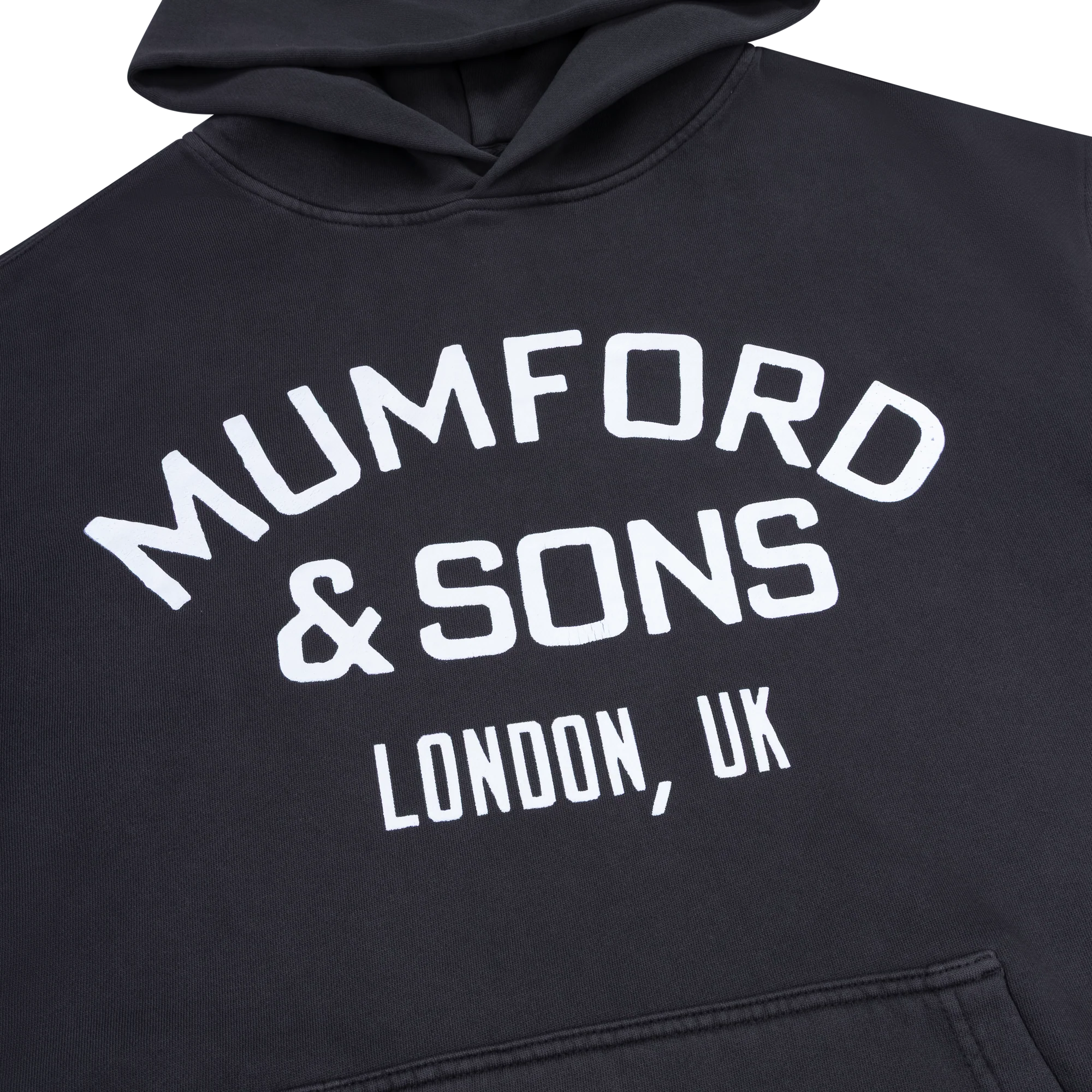 Black Vintage Logo Hoodie - Image 6