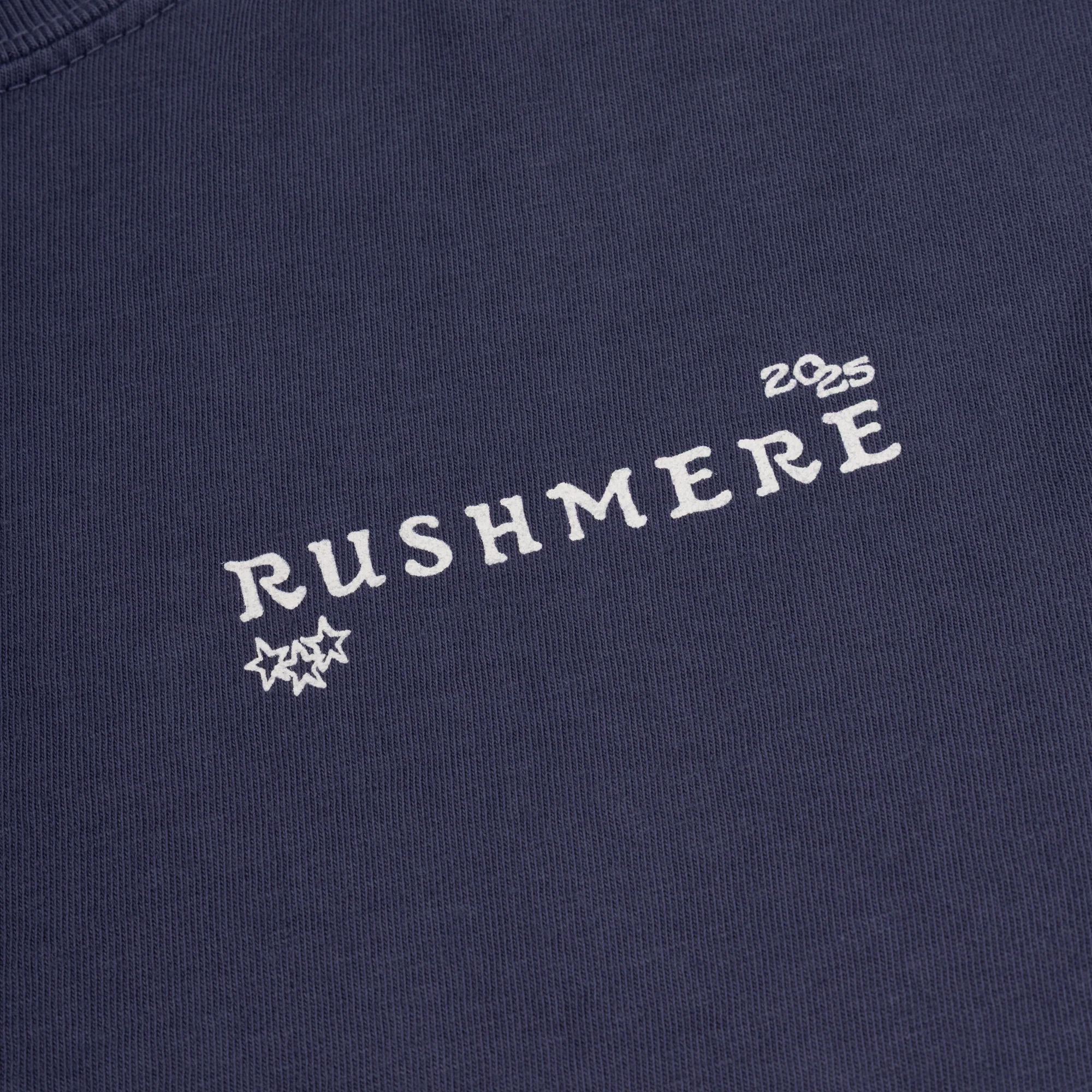 Blue Stamp Print Long Sleeve T-Shirt - Image 6