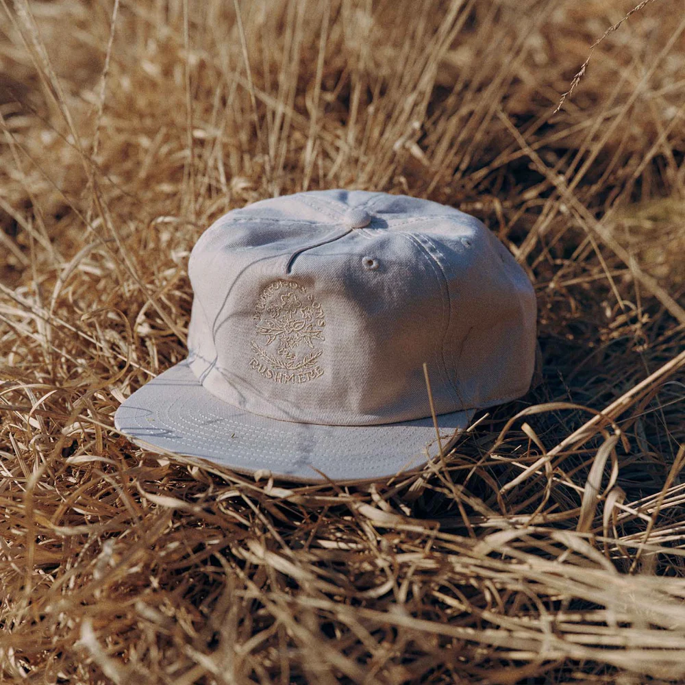 Bone Embroidered Five Panel Cap - Image 4