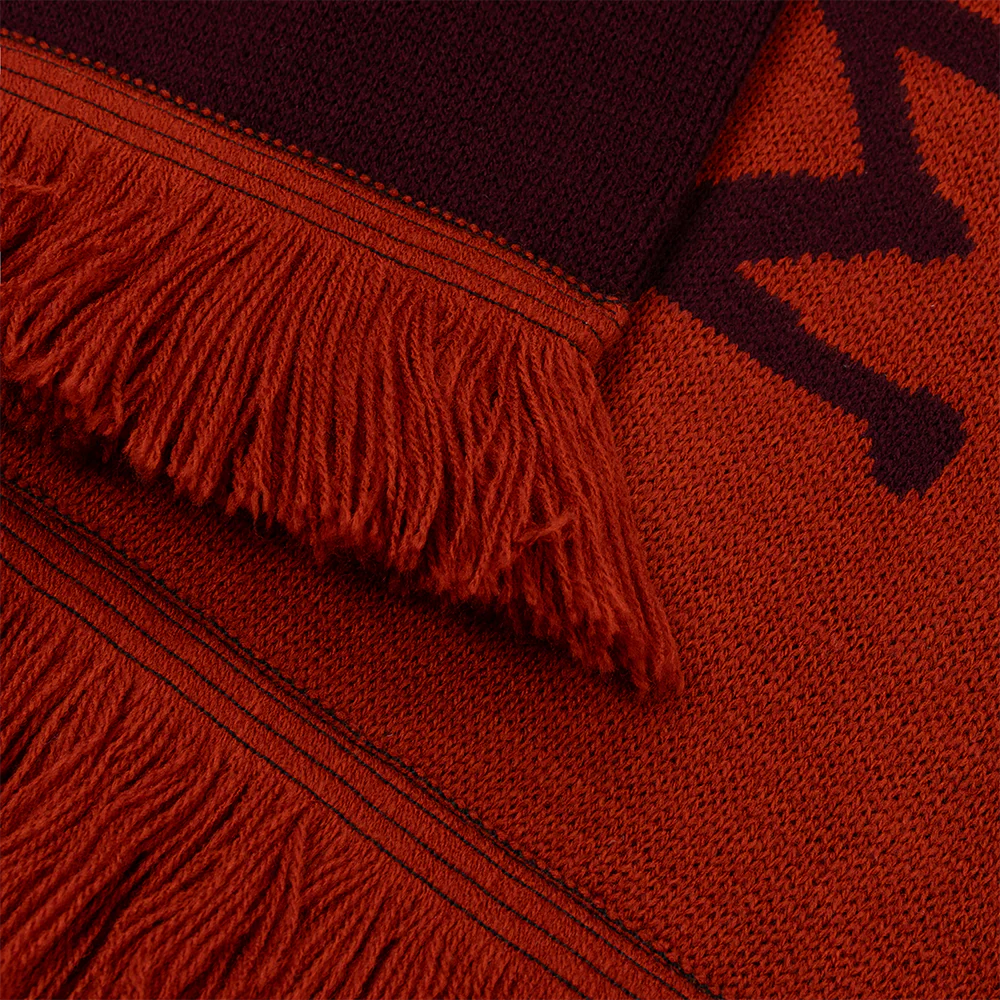 Maroon RUSHMERE Scarf - Image 5