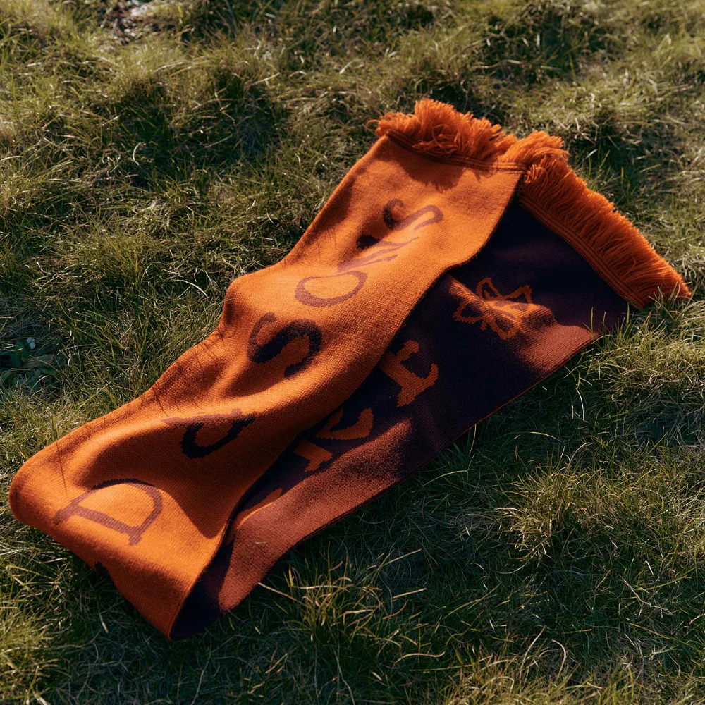 Maroon RUSHMERE Scarf - Image 6