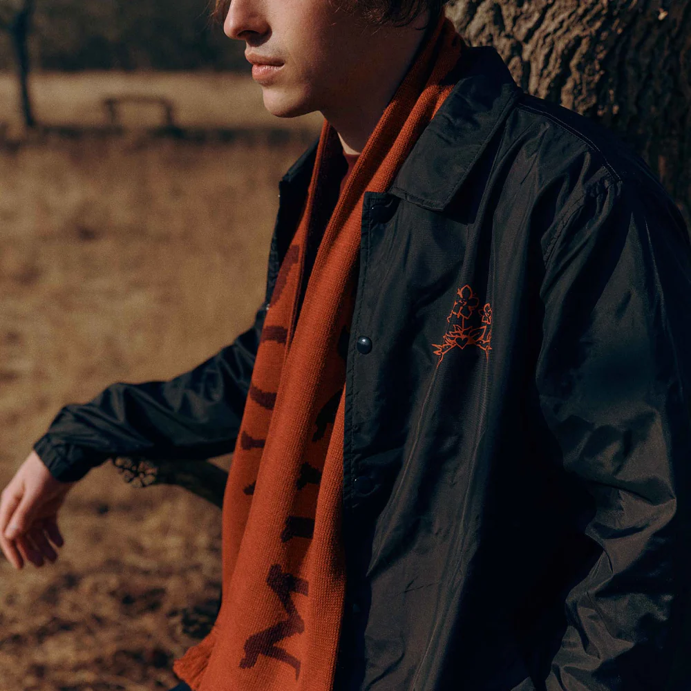 Maroon RUSHMERE Scarf - Image 7